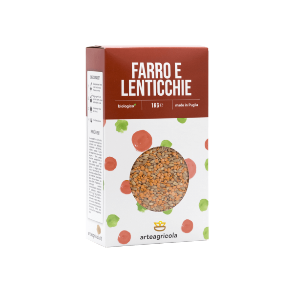 Bio-Dinkel und Linsen 1kg